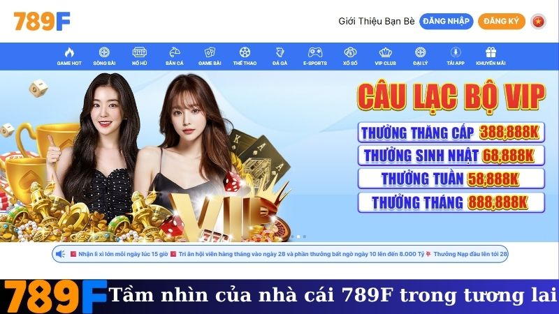 Tầm nhìn của nhà cái 789F trong tương lai